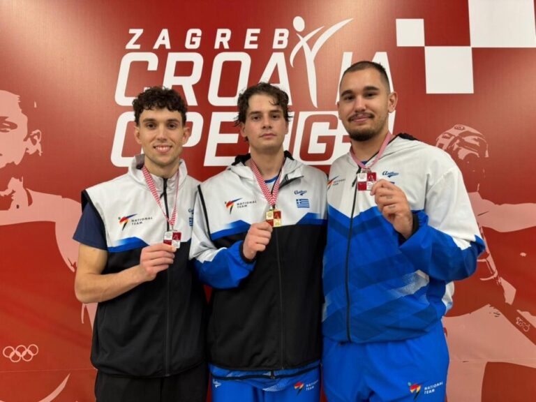 Τρία ελληνικά μετάλλια στην Κροατία