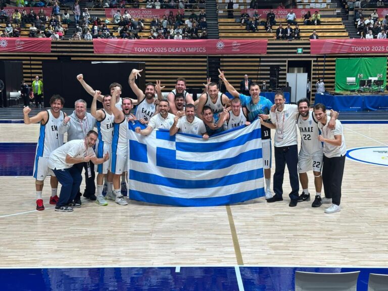 Χάλκινο μετάλλιο για την Εθνική Μπάσκετ στους Ολυμπιακούς Κωφών & Βαρήκοων – Ξεχώρισε ο Δεληγιώργης του ΓΑΣ Κομοτηνής