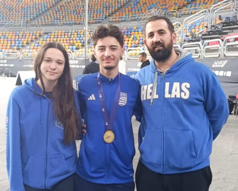 Χρυσός ο Φώτης Μήνος στο Παγκόσμιο Κύπελλο Ξίφους Μονομαχίας Εφήβων