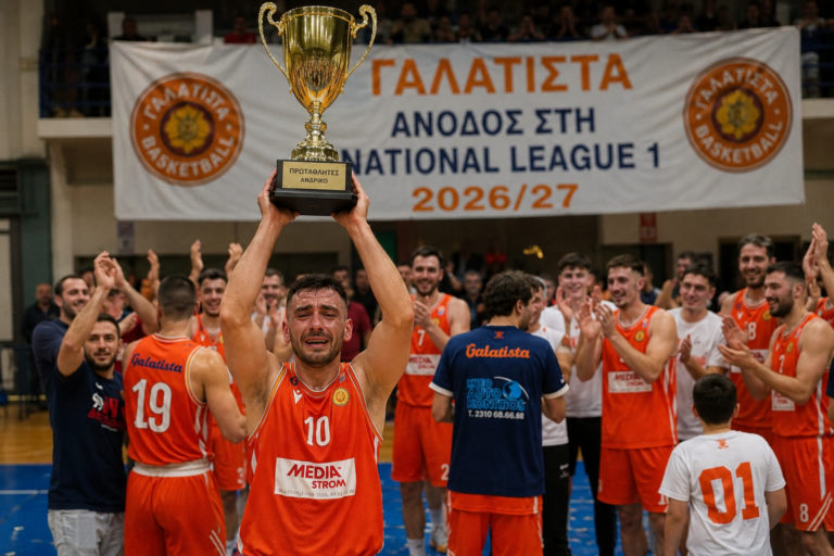 Η Γαλάτιστα έγραψε ιστορία: Από το Νο5 της κανονικής διάρκειας στην κορυφή της National League 2