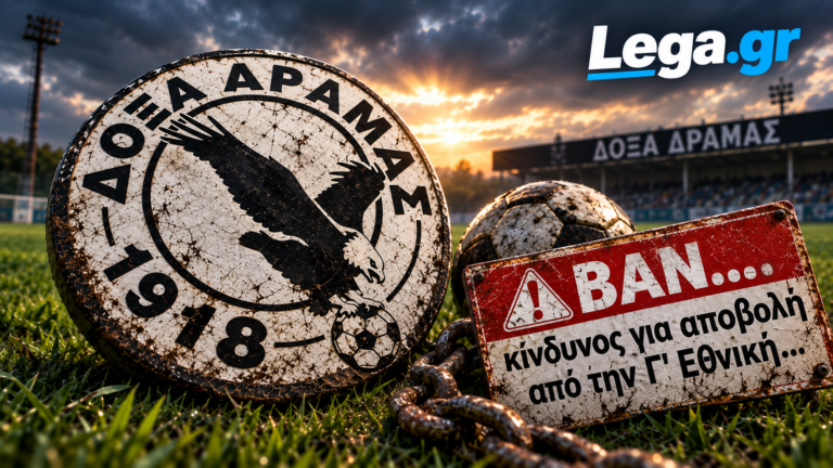 Δόξα Δράμας: Στην κόψη του ξυραφιού λόγω BAN – Κρίσιμες οι επόμενες ώρες