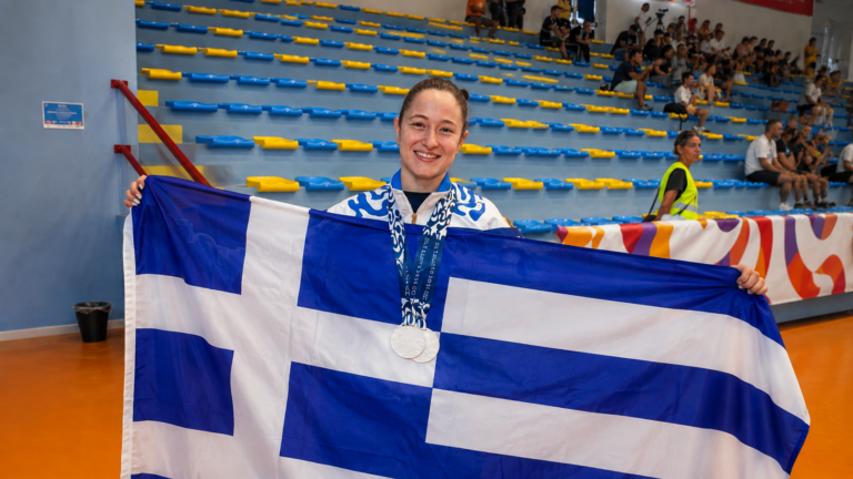 Δύο ασημένια μετάλλια για τη Μαρία Στρατουδάκη στους Μεσογειακούς Αγώνες