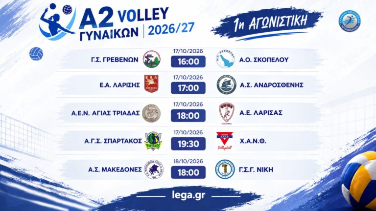 Α2 Γυναικών: Πρεμιέρα με δυνατές αναμετρήσεις και μεγάλο ενδιαφέρον!