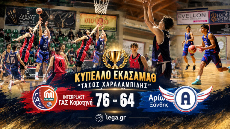 Με το δεξί στο Κύπελλο ΕΚΑΣΑΜΑΘ «Τάσος Χαραλαμπίδης» οι έφηβοι του INTERPLAST ΓΑΣ Κομοτηνή